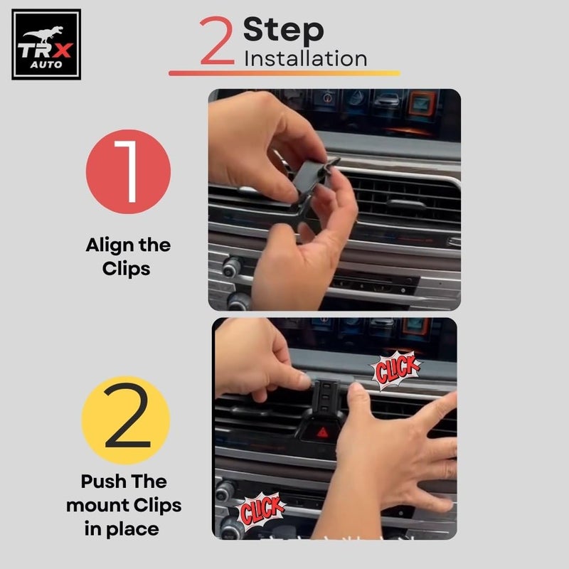  تي ار اكس اوتو حامل هاتف TRX AUTO مع حامل الجاذبية لسيارات BMW الفئة السابعة (2016 إلى 2022) | ملحقات الفئة السابعة | حامل هاتف محمول للفئة السابعة - Image 4