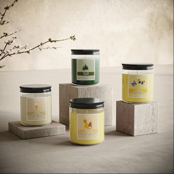 Candle-Lite Creamy Vanilla Swirl Scented Candles Set, Aromatherapy, 2 Pack 6.5 oz Single-Wick Jar, 40 Hours of Burn Time, Perfect for Gifting and Celebration (Individual Box) - Image 2