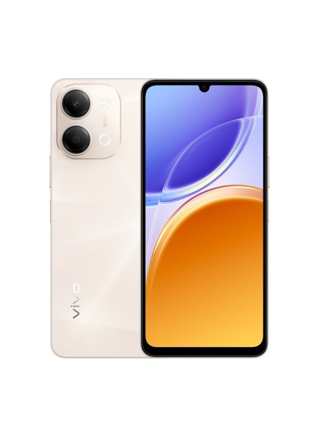 فيفو Y11d Dual SIM Sunrise Gold 4GB RAM 128GB 4G - Middle East Version - Image 1
