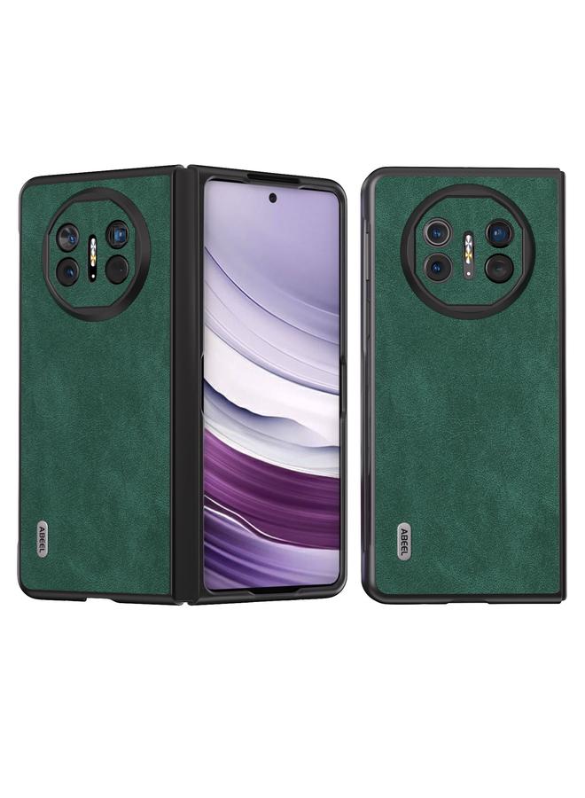 Zaboon Case For Huawei Mate X5 ABEEL PU Leather Black Edge Phone Case - Image 1