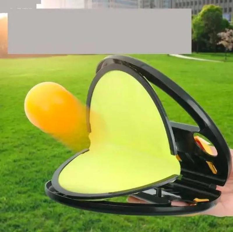 Interactive Toy: 19.5*18.5 Blue Durable Plate & 2 Tennis Balls - Versatile Indoor Outdoor Play Catch The Ball Set for Family Fun, Kids Physical Development & Gift Choice - Image 4