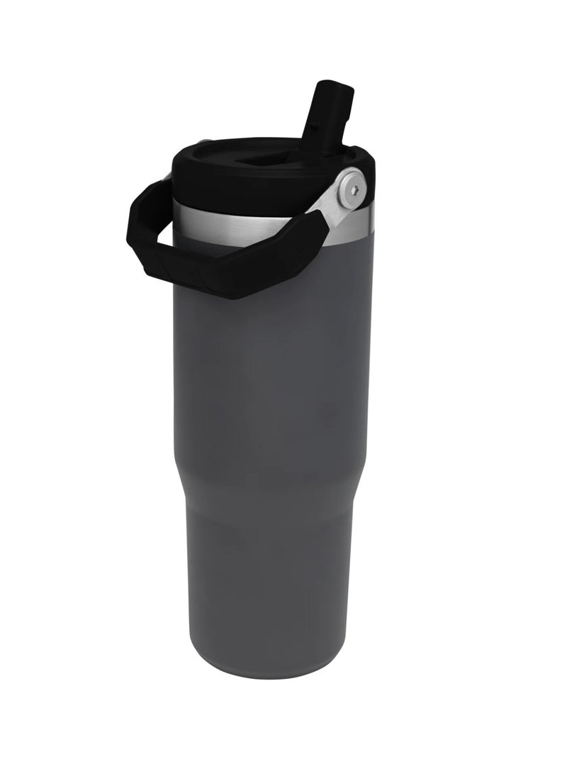 Stanley Stanley IceFlow Stainless Steel Tumbler - Vacuum Insulated Water Bottle for Home, Office or Car Reusable Cup with Straw Leak Resistant Flip Cold for 9 Hours or Iced for 40 Hours, 30oz  - Image 2