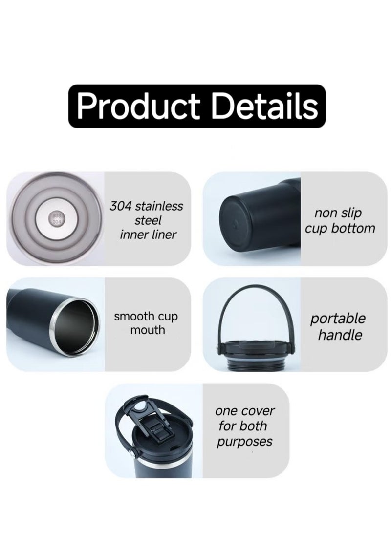 Stanley Stanley IceFlow Stainless Steel Tumbler - Vacuum Insulated Water Bottle for Home, Office or Car Reusable Cup with Straw Leak Resistant Flip Cold for 9 Hours or Iced for 40 Hours, 30oz  - Image 5