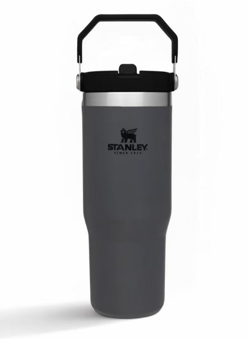 Stanley Stanley IceFlow Stainless Steel Tumbler - Vacuum Insulated Water Bottle for Home, Office or Car Reusable Cup with Straw Leak Resistant Flip Cold for 9 Hours or Iced for 40 Hours, 30oz  - Image 1