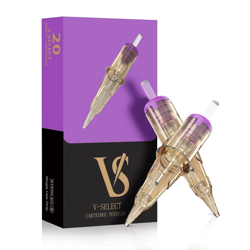 EZ Tattoo Cartridge Needles 20Pcs 10 1RL Permanent Makeup SMP Bugpin Round Liner 030mm Microblading Hair Scalp for Tattoo Pen Rotary Machine Supply VSELECT