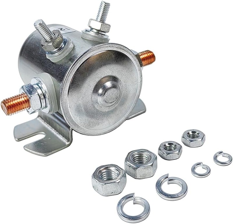 LLNSEAUTO 12 Volt Continuous Duty Solenoid Relay 4-Terminal - Image 1
