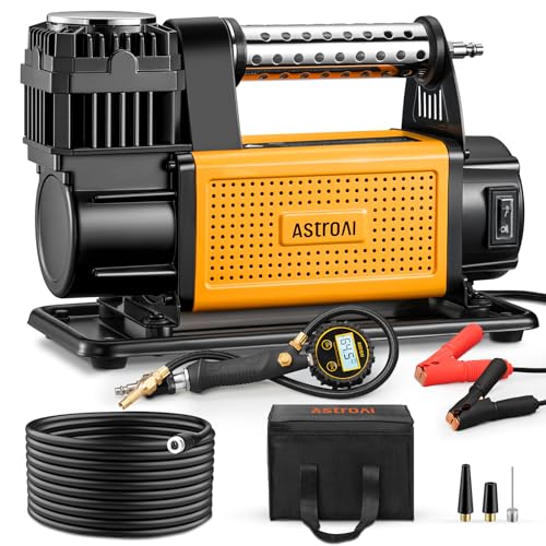 AstroAI T6 Offroad Air Compressor, 12 V Portable Air Pump with 7.06 CFM, AirCtrl, ¼ NPT Quick Connector, Heavy-Duty Truck Tire Inflator, Max 150 PSI for 4 × 4 SUV Vehicle RV ATV - Image 1