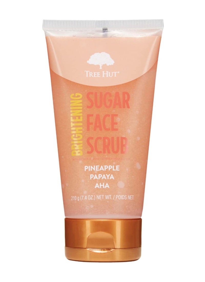 Tree Hut Tree Hut Brightening Pineapple & Papaya Face Scrub, 7.4 oz  - Image 1