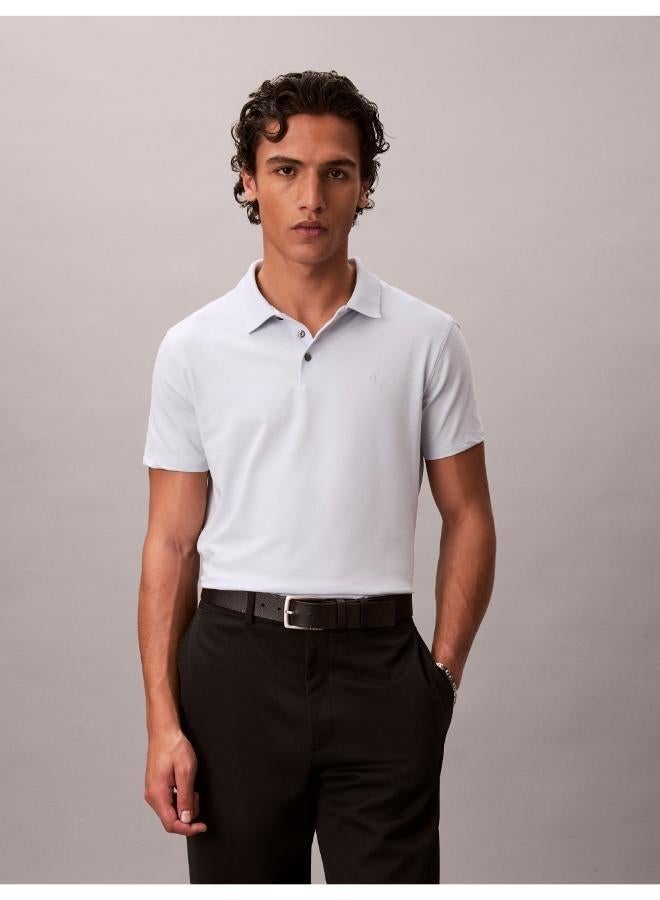 CALVIN KLEIN Slim Fit Short Sleeve Polo - Image 1