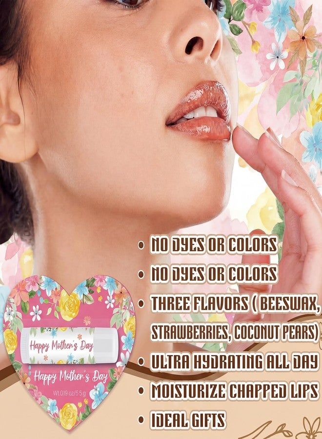 Leelosp 36 Pcs Happy Mothers Day Gifts Lip Balm Bulk Church Party Favors Lipstick Flower Christian Thank You Appreciation Lip Balms Gifts for Mom Grandmother Birthday Church Party Supplies - Image 4