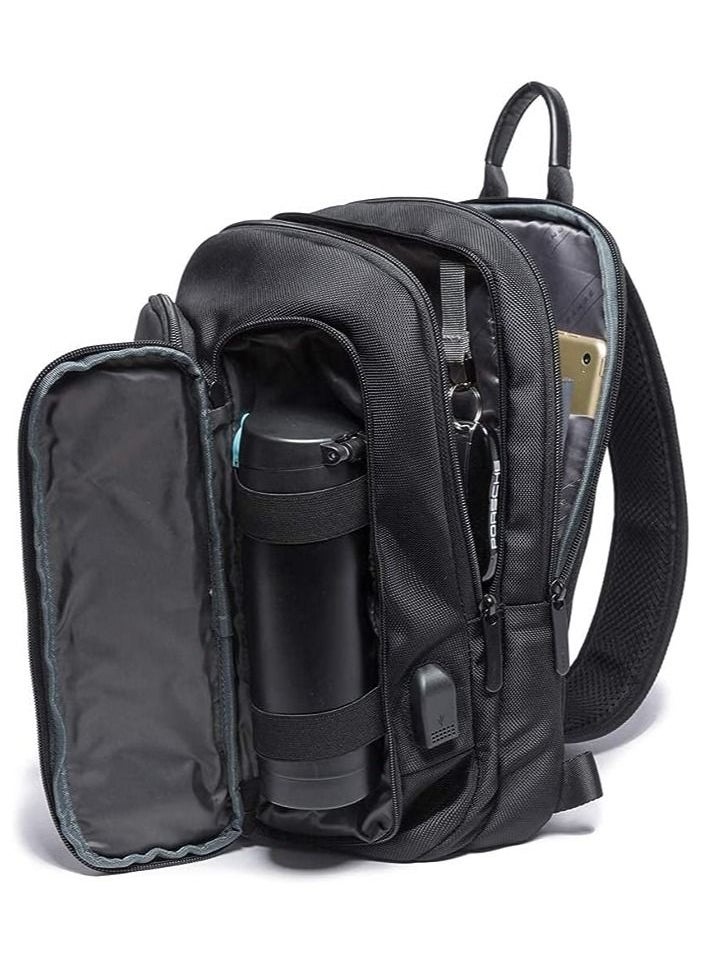 BANGE - Sling Backpack Sling Bag Crossbody Backpack Shoulder Casual Daypack Rucksack for Men - Image 1