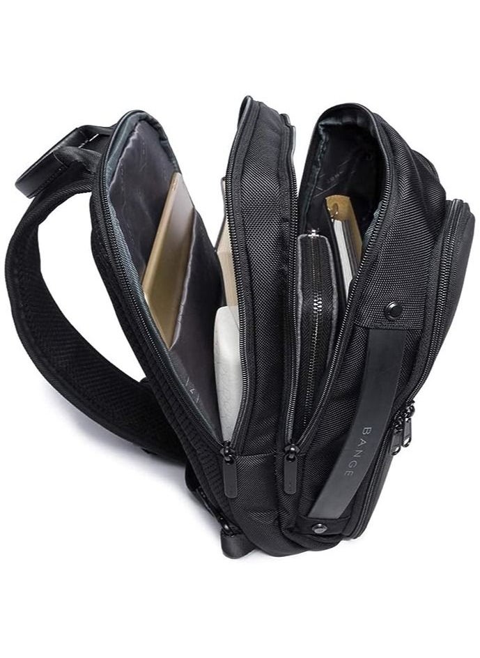 BANGE - Sling Backpack Sling Bag Crossbody Backpack Shoulder Casual Daypack Rucksack for Men - Image 1