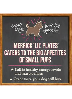 Merrick Lil’ Plates Petite Pates Premium Grain Free Wet Dog Food, Natural Soft Small Dog Food, Turkey Dinner - (Pack of 24) 3 oz. Cans - pzsku/ZC53D8D0BF27BE34AF410Z/45/_/1737031674/0ebd794b-4ec0-4140-b760-7e35db519ff0