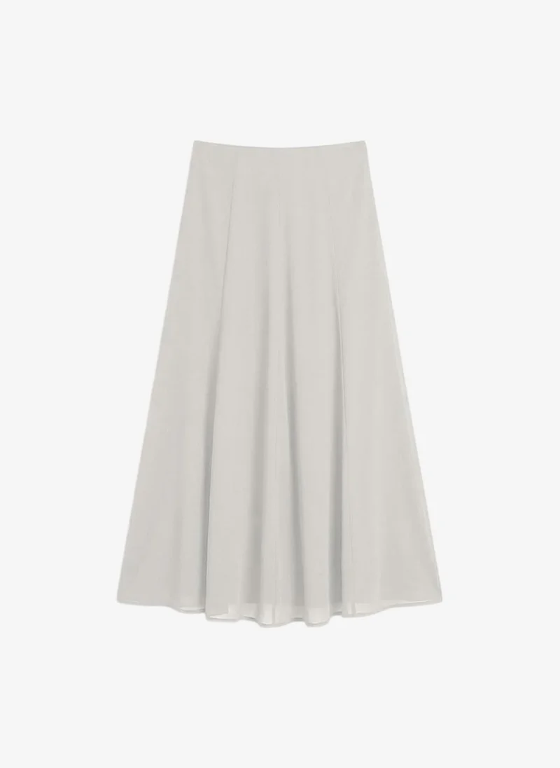 Vero Moda Snow White Women's VMADALYN Ankle-Length Woven Skirt for Women | Best Price UAE