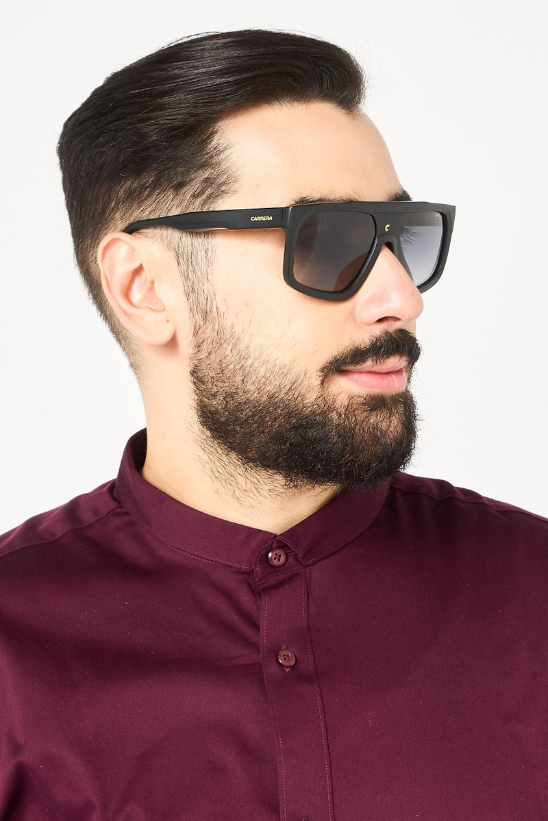Carrera نظارات شمسية مربعة للرجال 206301003599O، سوداء - Image 4