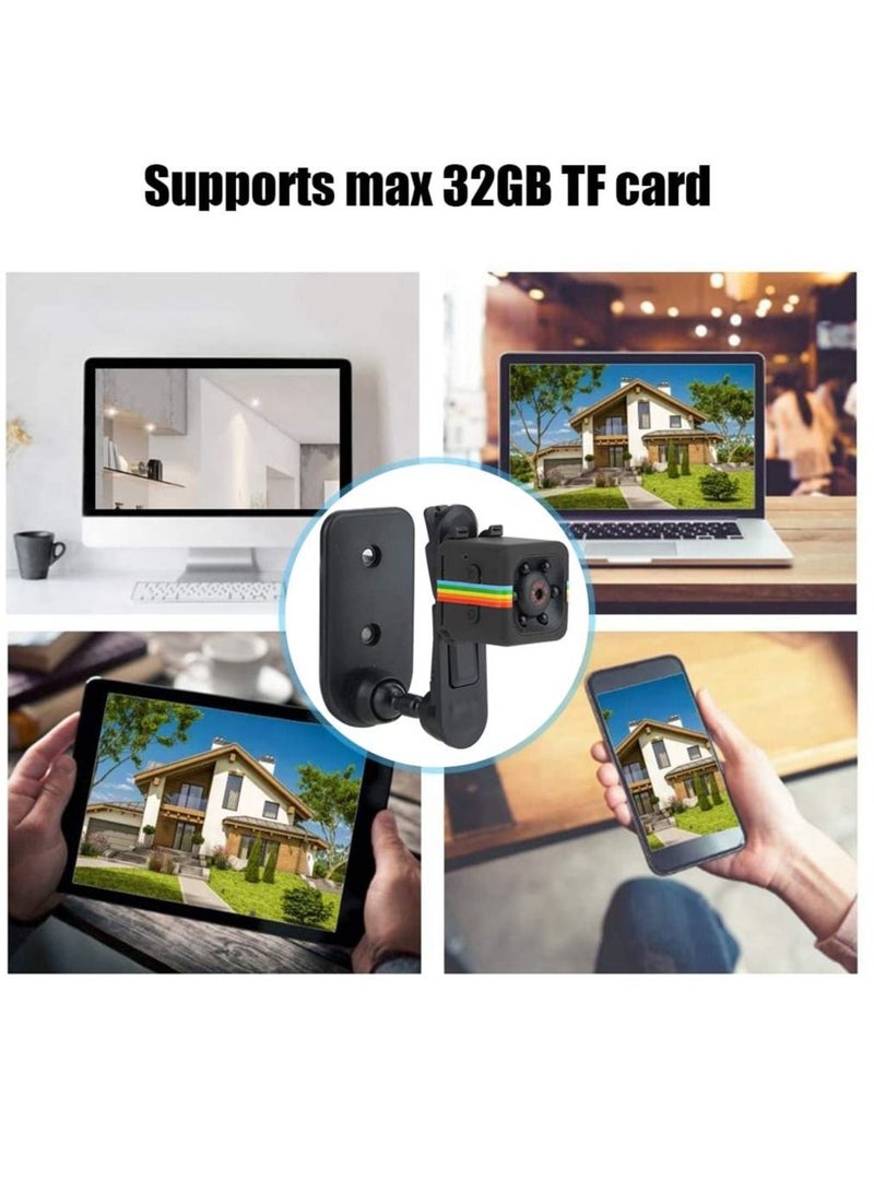 كاميرا صغيرة SQ11 عالية الدقة للرؤية الليلية بدقة 1080 بكسل ومسجل فيديو DV رياضي يدعم الرؤية الليلية وكشف الحركة للمنزل (أسود) - Image 5