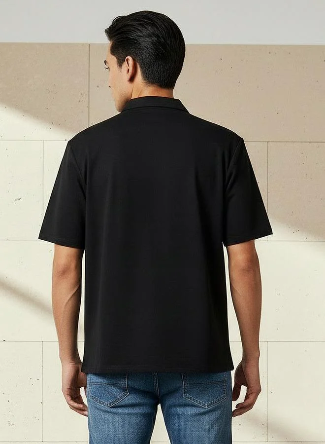 Love Pangolin BLACK Love Pangolin Men Performance Polo T shirt for Men | Best Price UAE
