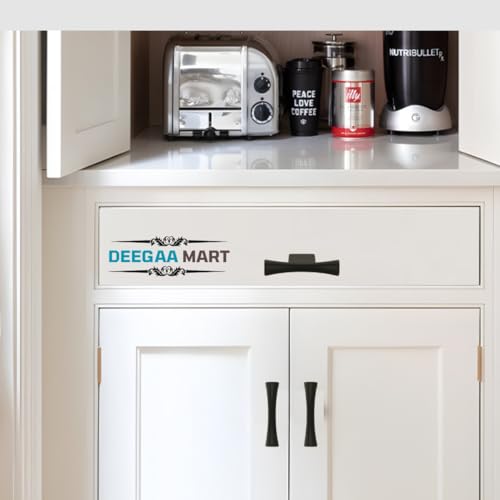 DEEGAA MART Twin Hole Zinc Alloy Drawer Pulls, 60mm Mini Cabinet Handle, Zinc Alloy for Small Drawers & Cabinets – Modern Furniture Hardware (Qty :2, T Handle) - Image 3