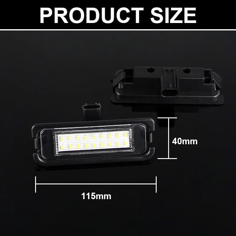 Vuzmode LED License Plate Lights for Ford Mustang 2015-2019 - Image 2