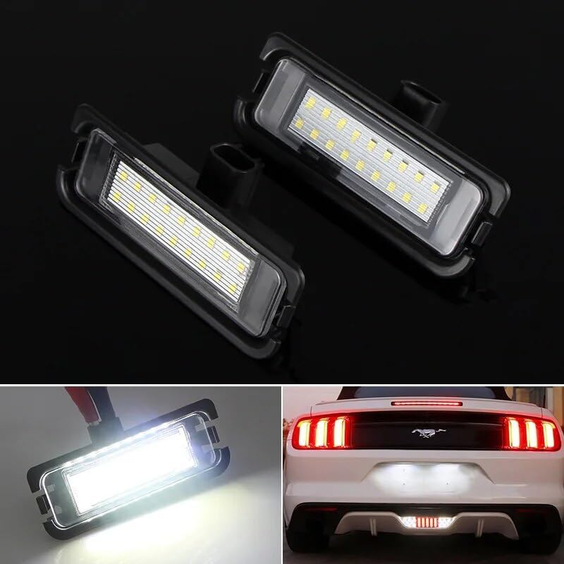 Vuzmode LED License Plate Lights for Ford Mustang 2015-2019 - Image 3