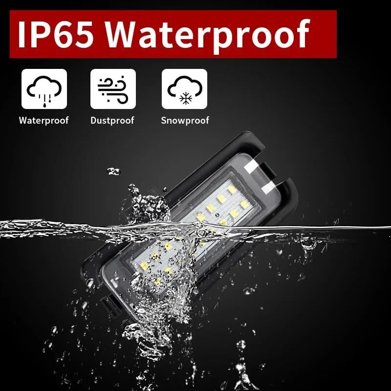 Vuzmode LED License Plate Lights for Ford Mustang 2015-2019 - Image 5