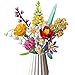 Ancesfun Flowers Bouquet Building Set 1070PCS Wildflower Botanical Collection Kit Artificial Plant Flower Toy for Women Kids Girls Home Office Decor Gift for Valentines Day Mothers Day Christmas - Image 2