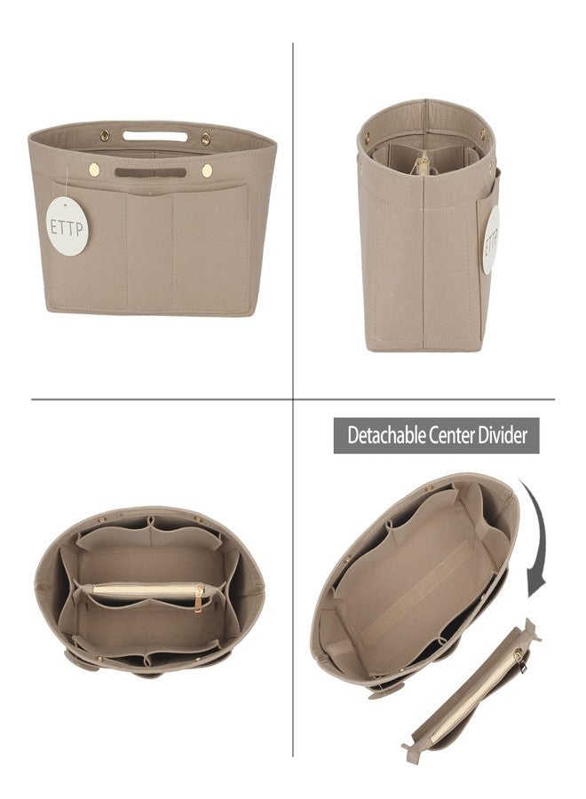 ETTP Purse Organizer Insert For Handbags, Tote Bag Organizer Insert Compatible with Neverful gracefull onthego and more (Beige, XX-Large) - Image 2