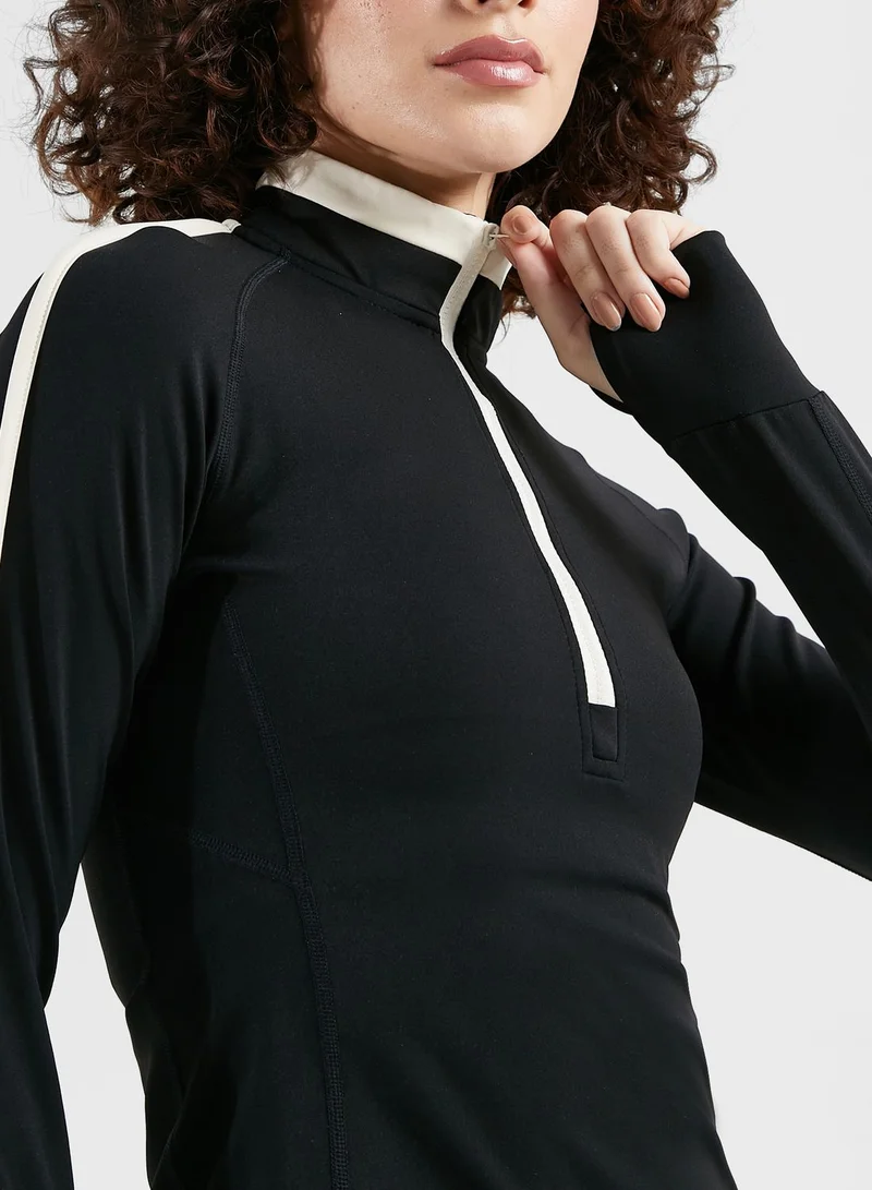 FRWD Half Zip Cropped Athletic Jacket