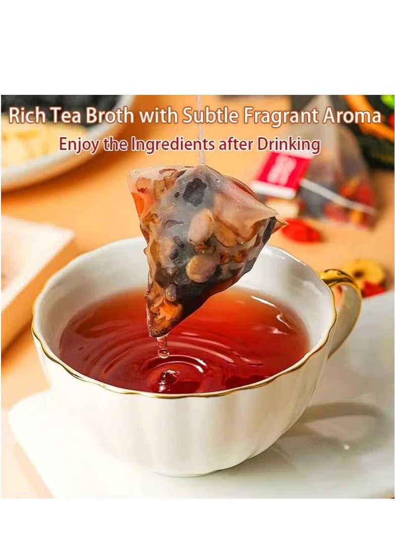 Wins Town Ginseng-Infused Eight Treasure Teas, Kidney Tea Formula Ginseng Six Treasure Tea, Kidney Cleanse Detox Health Teabag for Women & Men, 8 Precious Ingredients150g (5g / 30pcs) - Image 5