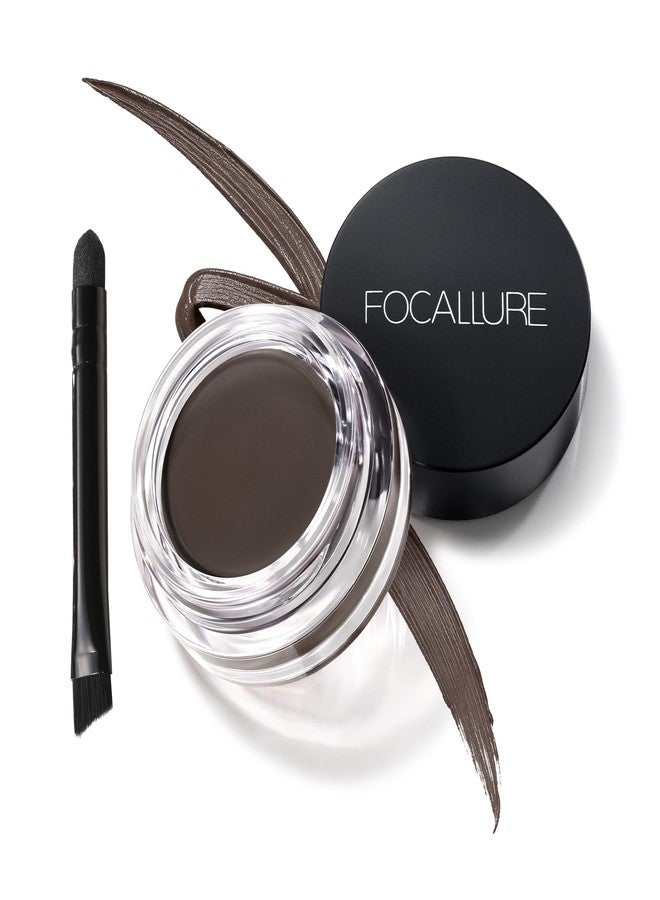 FOCALLURE Eyebrow Pomade with Brush, Waterproof 16HR, Vegan, Ebony - Image 1