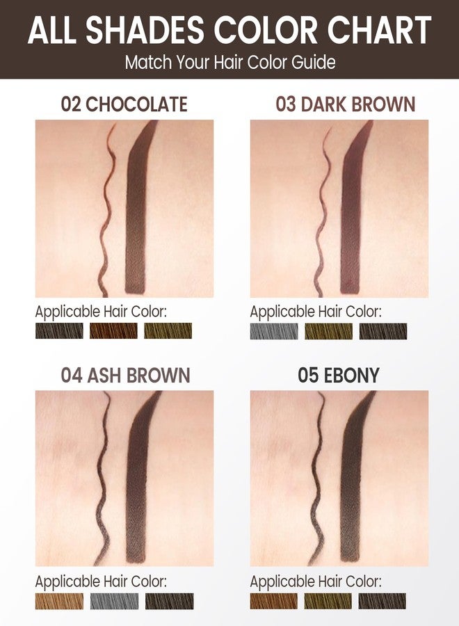 FOCALLURE Eyebrow Pomade with Brush, Waterproof 16HR, Vegan, Ebony - Image 5