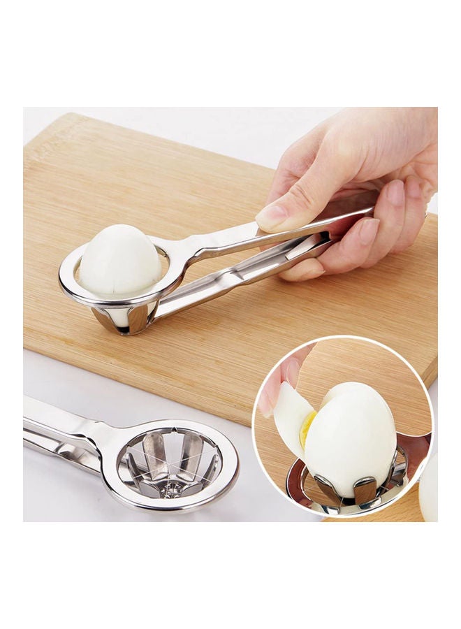 Stainless Steel Egg Cutter Silver - Image 2