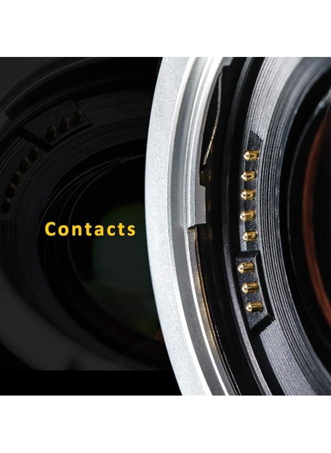 فيلتروكس VILTROX EF-EOS M2 محول عدسة التركيز التلقائي 0.71x معزز سرعة مخفض لعدسة Canon EF Mount إلى Canon EF-M Mount Mirrorless Camera EOS M M2 M3 M5 M6 M10 M50 M100  - Image 3