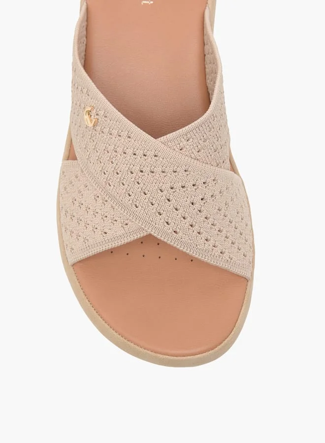 Le Confort Women Textured Slip-On Sandals