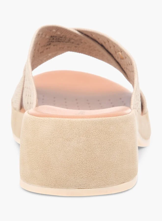 Le Confort Women Textured Slip-On Sandals