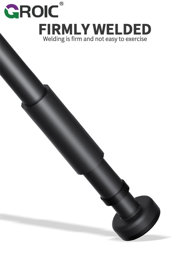 GROIC Pull Up Bar, Strength Training Pullup Bar with Assistant Hook, 82-130cm Adjustable Multi-Functional Chin Up Bar with Width Locking Mechanism, Doorway Pull Up Bar for Home Gym, Home Fitness Equipment - Image 4