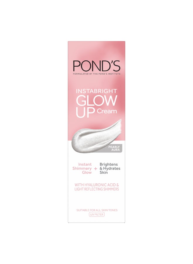 POND's Moisturizing Cream, InstaBright Illuminating Pearly Aura, 20g - Image 1