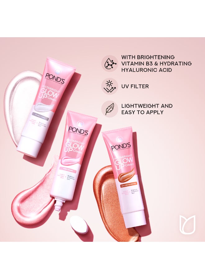 POND's Moisturizing Cream, InstaBright Illuminating Pearly Aura, 20g - Image 4