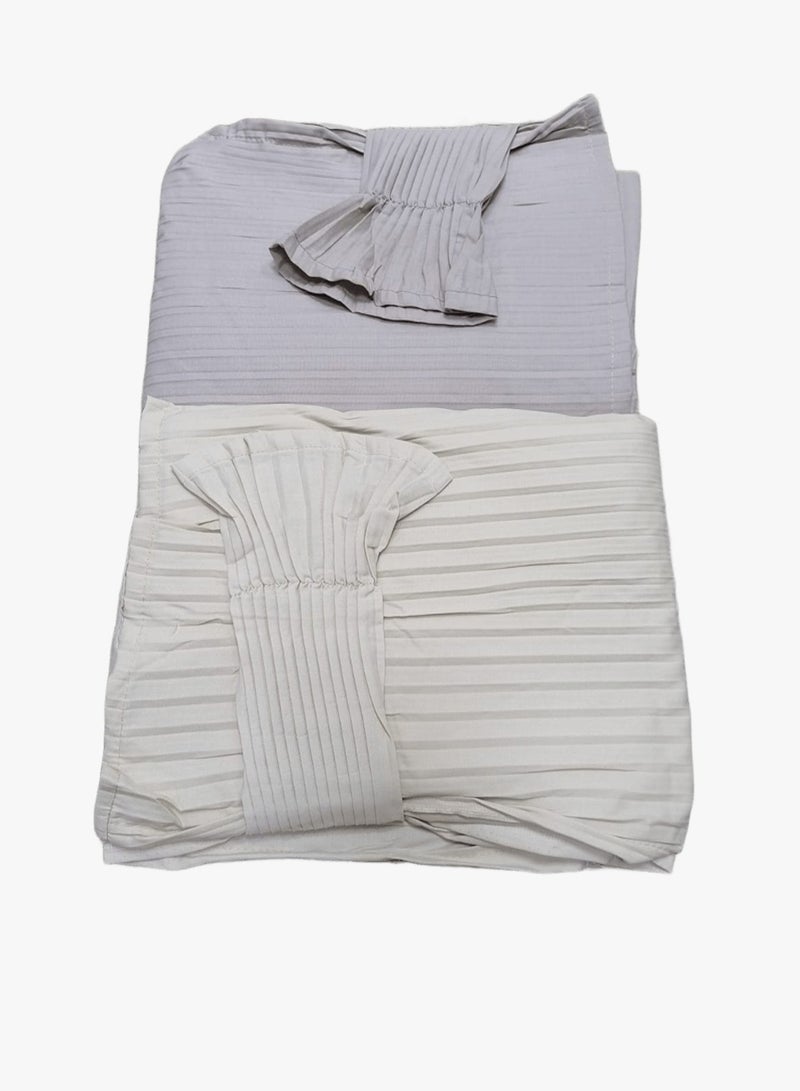 مون 2/شرشف صلاة مرد قطن ناعم ومريح للغاية  يتضمن طرحة ويغطي الجسم بالكامل بمقاس موحد وواسع مناسب لجميع الأجسام - Image 1