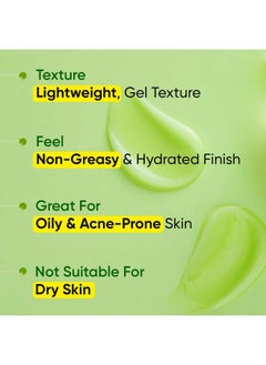 Dot & Key Dot & Key CICA Calming Skin Renewing Night Gel | For Oily, Acne Prone And Sensitive Skin | Night Cream with Niacinamide, Green Tea & Hyaluronic | Fades Blemishes & Dark Spots | 60ml  - Image 4