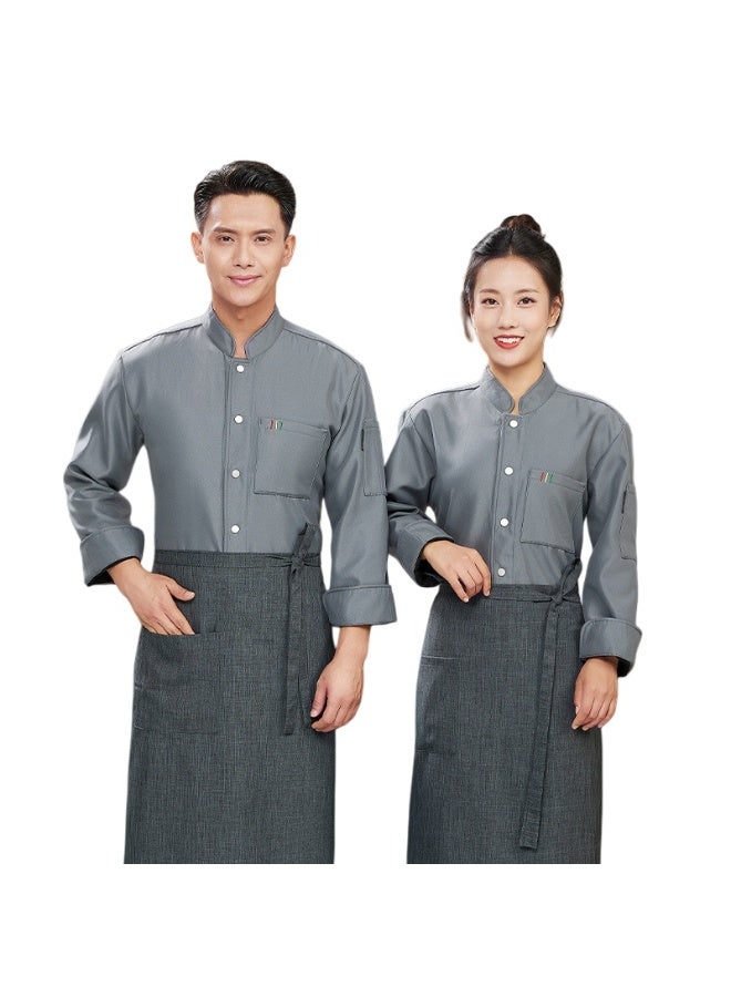 KUYING New Chef Workwear Top+Apron Set - Image 1