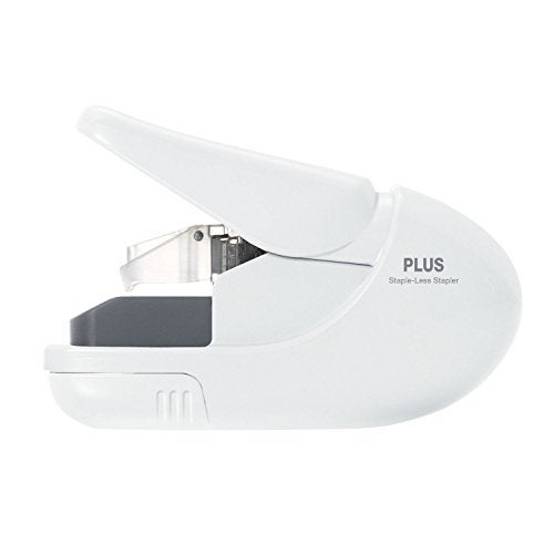 Plus 31250 Paper Clinch, Glossy White - Image 1