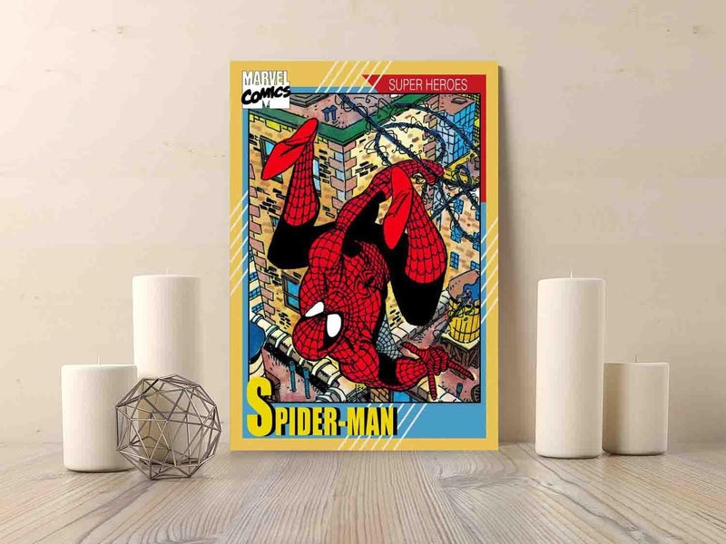 BPA فن الجدار العتيق سبايدر مان - Image 2