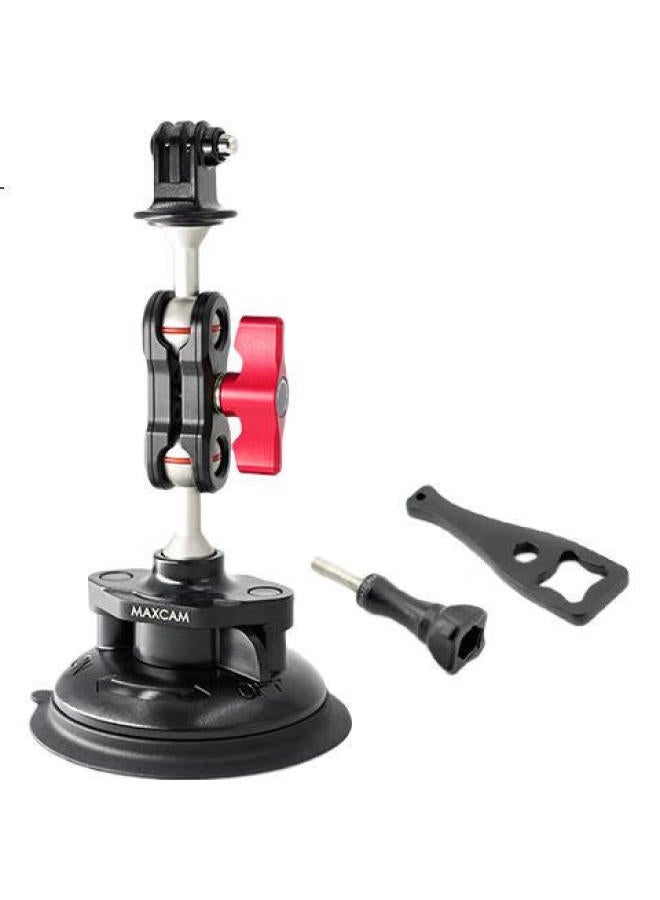 Maxcam / Macam Car Aluminum Alloy Suction Cup Pro Glass Fixed Car Off-Road Bracket Accessories For Yingshi Ace Pro 2/Gopro 13/12 Action Camera - Image 2