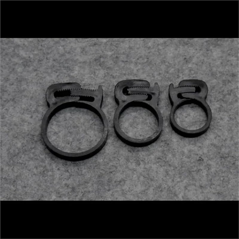 Plastic Hose Clamps 100Pcs Strong Spring Clip For Water Fuel Air Pipe 12 3 14mm White - Image 4