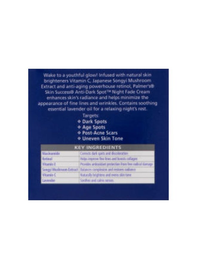 PALMER'S Skin Success Anti-Dark Spot Night Fade Cream - 2.7oz - Image 3