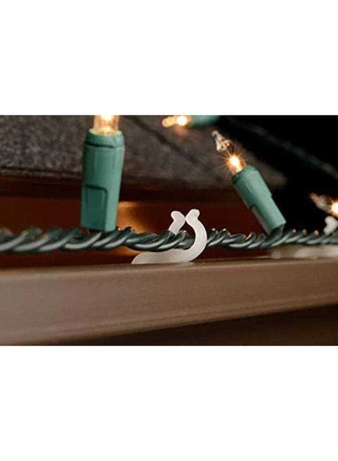100pcs Christmas Lights Clips Hooks For Outdoor String Lights Wind And Rain Resistant - Image 3