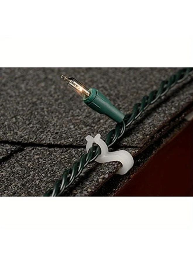 100pcs Christmas Lights Clips Hooks For Outdoor String Lights Wind And Rain Resistant - Image 5