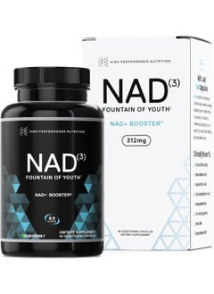 HPN Nad+ Booster (Nad3) Anti Aging Cell Booster True Nad Supplement Cell Regenerator 60 Veggie Capsules  - Image 1