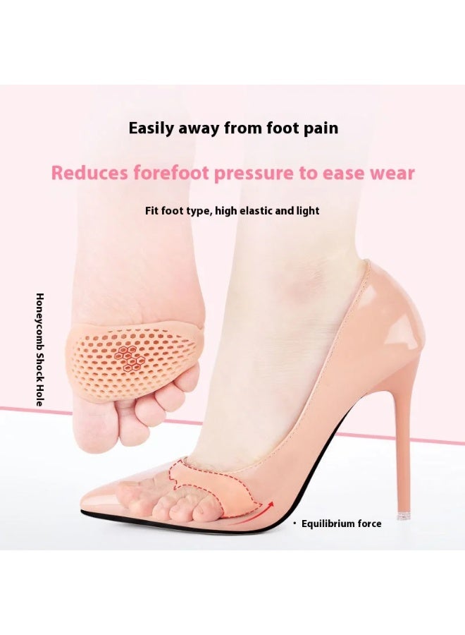 Silicone Forefoot Pads | Women’s Foot - Protecting, Anti - Slip, Ultra - Soft Half - Size Pads, High - Heel Pain & Blister Prevention - Image 3